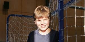 Elliot Daley,9,has been playing in Brisbane Handball Club’s junior competition for about six months and is excited about the chance for young Australians to represent their country at the 2032 Brisbane Olympics.
