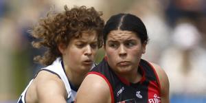 Maddy Prespakis is a prolific ball winner for the Bombers.
