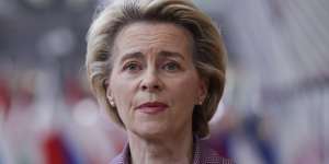 European Commission President Ursula von der Leyen says Europe “means business” on having its contracts honoured.