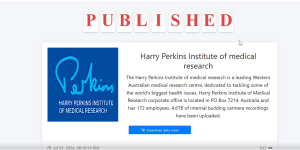 Perth’s Harry Perkins medical research institute under cyber-attack