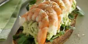 Prawn and avocado sandwich with Japanese dressing