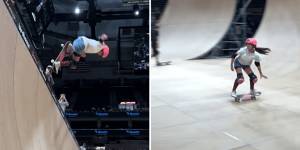 Aussie teen makes skateboarding history