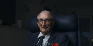 Jack Van Emden,98,from Maroubra,was a watchmaker's apprentice when he signed up at the age of 18 with the RAAF.