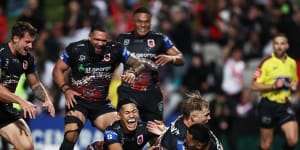 Thrilling last-gasp win over Roosters caps roller-coaster week for Dragons