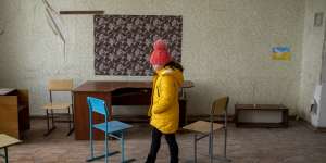 Schools have been repeatedly shelled in eastern Ukraine.