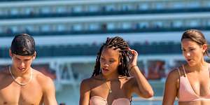 Carnival has had to ban passengers from wearing skimpy swimwear in some ports.
