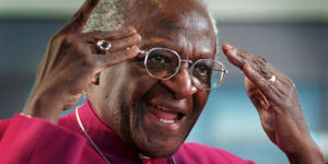 Archbishop and Nobel laureate Desmond Tutu in 1993.