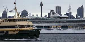  Cruise ships have been absent from Sydney Harbour since the pandemic struck in early 2020.