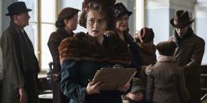 Helena Bonham Carter plays Winton’s mother Babi,who helped the children find homes in Britain.