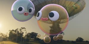 Fizzy and Suds are bubbles whose inquisitive minds go off on all sorts of tangents in the factual series Fizzy and Suds.