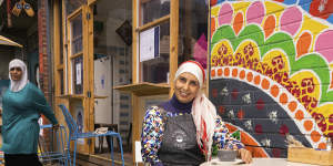 Nayran Tabiei,owner of Flavours of Syria in St Kilda.