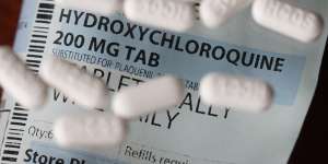 US President Donald Trump has urged the use of hydroxychloroquine pills.