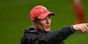 Brumbies coach Stephen Larkham during his time with Munster in Ireland.