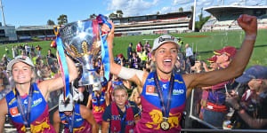 The Lions claimed their second AFLW flag.