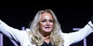 Bonnie Tyler has been put into an induced coma to aid her recovery from emergency intestinal surgery.