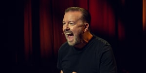 Ricky Gervais in Armageddon.