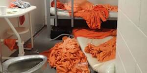 Epstein’s cell after he was found dead.