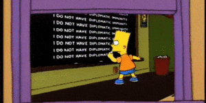 Bart in The Simpsons intro