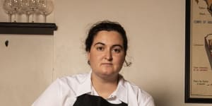 Isobel Little is in her first head chef role at LP's Quality Meats.