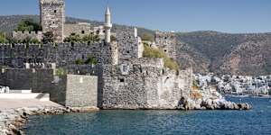 History lesson by the bay … Bodrum Castle was built by the crusading Knights of St John.