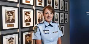 Karen Webb soon after she became the first female police commissioner.