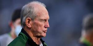 Rabbitohs coach Wayne Bennett has slammed concerns the NRL’s latest crackdown could have a negative impact on Origin as “hysteria” and believes the series will be better off without contact to the head. 