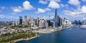 The beleaguered Central Barangaroo project is the final stage of the massive foreshore renewal project.