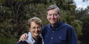 John and Lucy Brogden:“We had some therapy when I felt I was more John’s carer than his partner,but we’ve worked through that.”