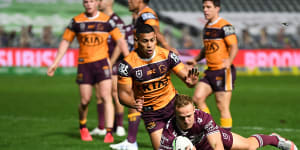 Manly of steel:Gritty Sea Eagles dig deep to run down Broncos