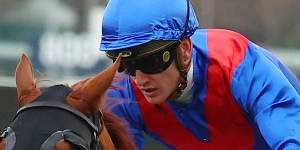Chad Schofield drives Golden Path away to victory at Randwick.