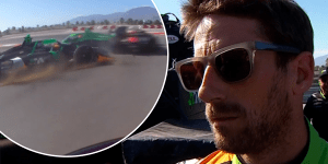 Aussie's near miss as ex-F1 driver fumes over crash