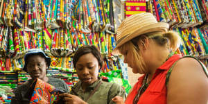 Textiles in Brazzaville.