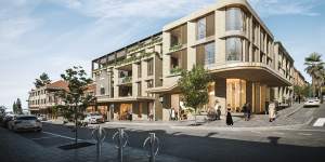Artist impression of the new Coogee Bay Hotel development,submitted by architects Fender Katsalidis.