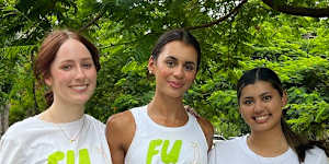 Ella Steele,Samara Rigg and Ebony O’Donoghue are the faces and brains behind the viral run club.