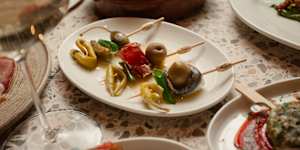 The menu is made up of small share plates.