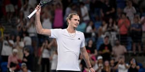 ‘More difficult than a slam’:Zverev digs deep with no sleep as Germany win United Cup