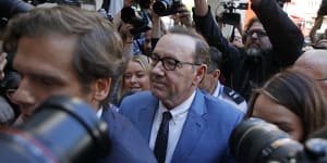 Kevin Spacey appears at UK court to face sex assault charges