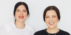 Her Black Book founders and twin sisters,Julie Stevanja (L) and Sali Sasi. The pair also co-founded Stylerunner.