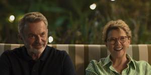 Sam Neill and Annette Bening as Stan and Joy Delaney.