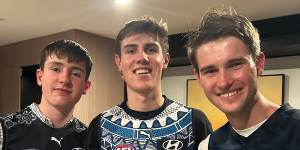 Like father,like son:Blues draft son of Cripps’ saviour alongside Camporeale twins