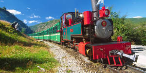 The Southern Fuegian Railway,more aptly called the End of the World Train.