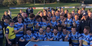 Whale of a time:Mosman claim Subbies silverware