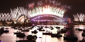 Last year’s NYE fireworks were a scaled back affair at midnight only.