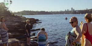 Swimmers have been campaigning the state government to allow swimming at Marrinawi Cove on the Barangaroo foreshore in inner Sydney.