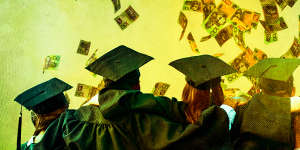 Some of the worst-paid graduates will have the highest HECS debts.