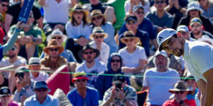 Joaquin Niemann wowed fans during his Australian Open success last year. 