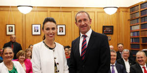 Jacinda Ardern,37,is Labour's youngest leader.