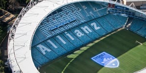No more turf wars:Allianz Stadium is one of three contenders to host grand finals as part of the bid.