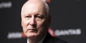 The pressure is on Qantas chairman Richard Goyder.