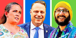 Your options for Lord Mayor:Tracey Price,Adrian Schrinner and Jonathan Sriranganathan.